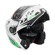 کلاه کاسکت فک متحرک فلش مدل 935sv neon-yellowgreen-white