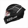 کلاه کاسکت فک متحرک ردلاین مدل MATT BLACK / Grey Thorm 960