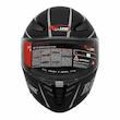 کلاه کاسکت فک متحرک ردلاین مدل MATT BLACK / Grey Thorm 960