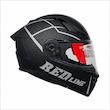 کلاه کاسکت فک متحرک ردلاین مدل MATT BLACK / Grey Thorm 960