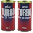 مکمل روغن موتور خودرو بوش مدل TURBO حجم 400 میلی لیتر بسته بندی 2 عددی