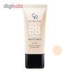 کرم پودر BB گلدن رز شماره 01 حجم 30 میلی لیتر