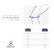 زانوبند طبی توان تن خزر مدل توانبخشی با مفصل مدرج کد KN014