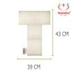 کیسه تسکین درد هیاهو مدل آروماتراپی اسانس گل محمدی کد Wheat-43x39-3 
