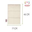 کیسه تسکین درد هیاهو مدل آروماتراپی اسانس گل محمدی کد Wheat-48x23-6 