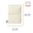 کیسه تسکین درد هیاهو مدل آروماتراپی اسانس رزماری کد Wheat-49x15 