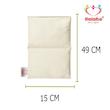 کیسه تسکین درد هیاهو مدل آروماتراپی اسانس اسطوخودوس کد Wheat-49x15