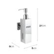 پمپ مایع دستشویی دیواری دلفین کد Mk-sd-02