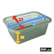 سبد آشپزخانه ممتاز پلاستیک مدل 2000