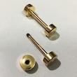 یراق چرم دوزی مدل دنبلی کد Dumble-2x-Golden بسته 2 عددی