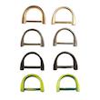 یراق کیف دوزی مدل حلقه نیم گرد مدل Y-8Pc-2cm بسته 8 عددی