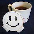 شابلون قهوه مدل Smile