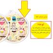 دستگیره صبا طرح کوکی کد 201 بسته 2 عددی