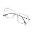 عینک محافظ چشم زنانه و مردانه مستطیلی مدل METAL-88131C6-Anti Blue Light