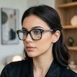عینک محافظ چشم مستطیلی بلوکات کروم هارتز مدل 9202