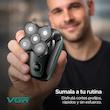 ماشین اصلاح موی سر و صورت شارژی وی جی ار مدل V-304