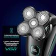 ماشین اصلاح موی سر و صورت شارژی وی جی ار مدل V-304