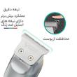 ماشین اصلاح موی صورت و بدن وی جی آر مدل 919 با تیغه پلاتینیوم، برش مستقیم، قابلیت اصلاح با شماره صفر، منبع انرژی کابل USB، همراه با 3 شانه متصل