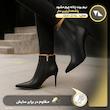 نیم بوت زنانه چرم مشهد مدل 2714-001