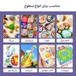 ماژیک تونیوا مدل اکریلیک کد Dual tip مجموعه 80 عددی