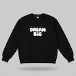 سویشرت دخترانه پنبه‌ای طرح حروف مدل DREAM BiG