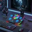 پایه خنک کننده لپ تاپ کول کلد مدل k44-1 RGB 