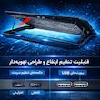 پایه خنک‌کننده لپ‌تاپ گیمینگ لوتوس مدل GF220-RGB دارای پنج عدد فن مناسب برای لپ تاپ‌های 14 تا 17 اینچی