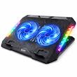 پایه خنک‌کننده لپ‌تاپ گیمینگ لوتوس مدل GF219-RGB دارای دو عدد فن مناسب برای لپ تاپ‌های 13 تا 16 اینچی