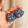 گوشواره دست دوز زنانه مدل دلبر