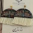 گوشواره رز رزین مدل گلستان