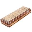 جعبه خاتم‌ کاری چوبی صنایع دستی فاخر مدل جامضرابی طرح سنتی کد Traditional2f2-2794