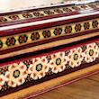 جعبه خاتم‌ کاری چوبی صنایع دستی فاخر مدل جامضرابی طرح سنتی کد Traditional2f2-2794