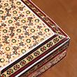 جعبه خاتم‌ کاری چوبی صنایع دستی فاخر مدل جامضرابی طرح سنتی کد Traditional2f2-2794