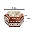 جا سکه ای خاتم کاری مدل شش ضلعی کد Hexagon6p6