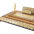 قلمدان خاتم کاری صنایع دستی فاخر مدل اداری کد 23p15-3f4