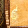 ست 4 تکه سطل و جعبه دستمال کاغذی و جعبه کارد و چنگال و شکلات خوری خاتم کاری مدل پرسیم اعلی کد HQlight