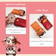 کیف چرمی مدل دخترانه طرح گاو