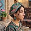 گوشواره دست دوز زنانه مدل پَرگُشا