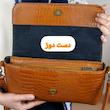 کیف رودوشی چرمی مدل دست دوز