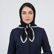 مینی اسکارف زنانه آنالیا مدل نخی ساده دور دانتل کد 10255