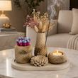 ست هدیه دکوری رومیزی مدل روژا مجموعه 5 عددی