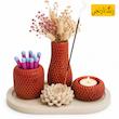 ست هدیه دکوری رومیزی مدل روژا مجموعه 5 عددی