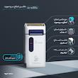 ماشین اصلاح موی سر و صورت مدل sv-w301u، طراحی ارگونومیک، قابلیت اصلاح با شماره صفر، منبع انرژی با باتری، تکنولوژی اصلاح به صورت برش مستقیم