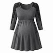 پیراهن بارداری یقه گرد سما مدل  Tunic Grye کد 2026