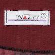 پیراهن مجلسی بارداری راه‌راه آستین بلند شانتون روی زانو مدل Nazli122