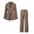 ست کت و شلوار رسمی زنانه کرپ الیزه نورا مدل no20 2