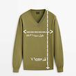 پلیور مردانه ماسیمو دوتی مدل V neck cotton 