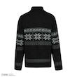 پلیور یقه اسکی مردانه مدل هندسی کد GO-SKI-BLK
