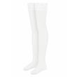 جوراب ساق بلند زنانه مدل  تور ماهی  لب گیپور ژله ای
