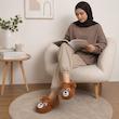 پاپوش حوله‌ای زنانه مدل پاپی BR.4344